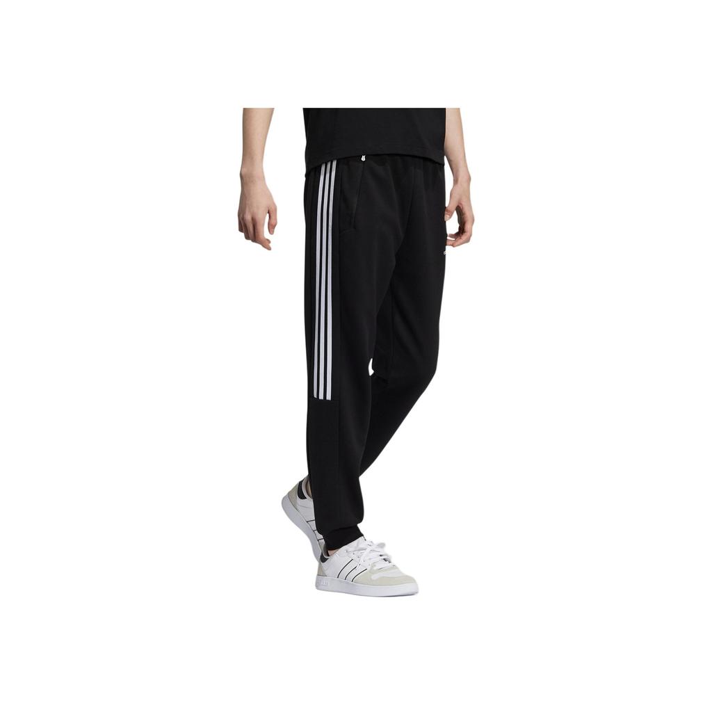 adidas Neo Stripe Logo Jogger Jogginghose Herren Unterteile Schwarz H14232
