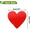 Reflective Bumper Decal Red Heart Rhombus Grid Reflective Car Sticker Personalized Decoration Vehicle Body or Door or Window