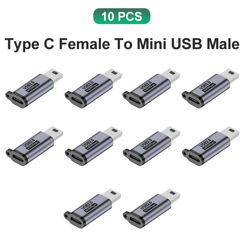 Adaptor USB Tip C USB C Tip-C Femelă La Mini USB Masculin Convertizoare Încărcător Cablu de Date Adaptor USBC