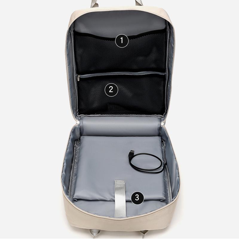 Men Women Backpack Multifunctional Waterproof Bags School Books Laptop Backpacks USB Charging Girls Oxford Nylon Travel Rucksack