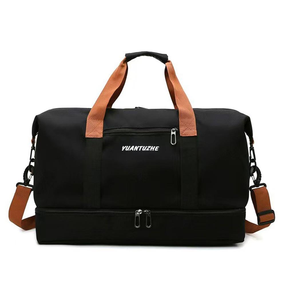 Separate Wet Dry Portable Gym Bag Waterproof Design Portable Handle Gym Suitcase Large Capacity Travel Duffle Bag