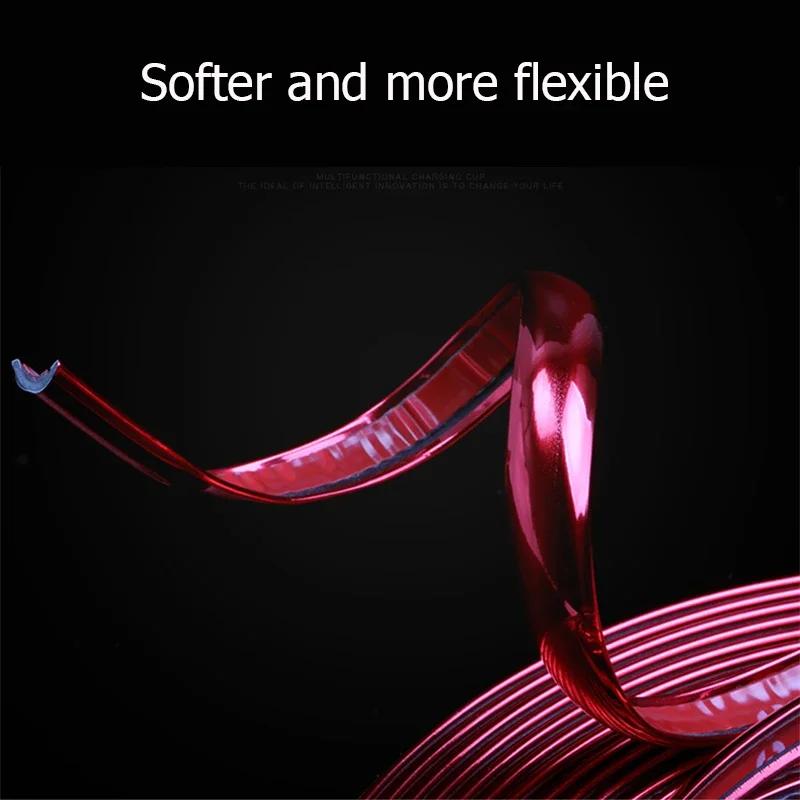 8M autocolante auto vehicul culoare roată margine jante protectori decor bandă anvelope linie cauciuc turnare trim anvelope protecție