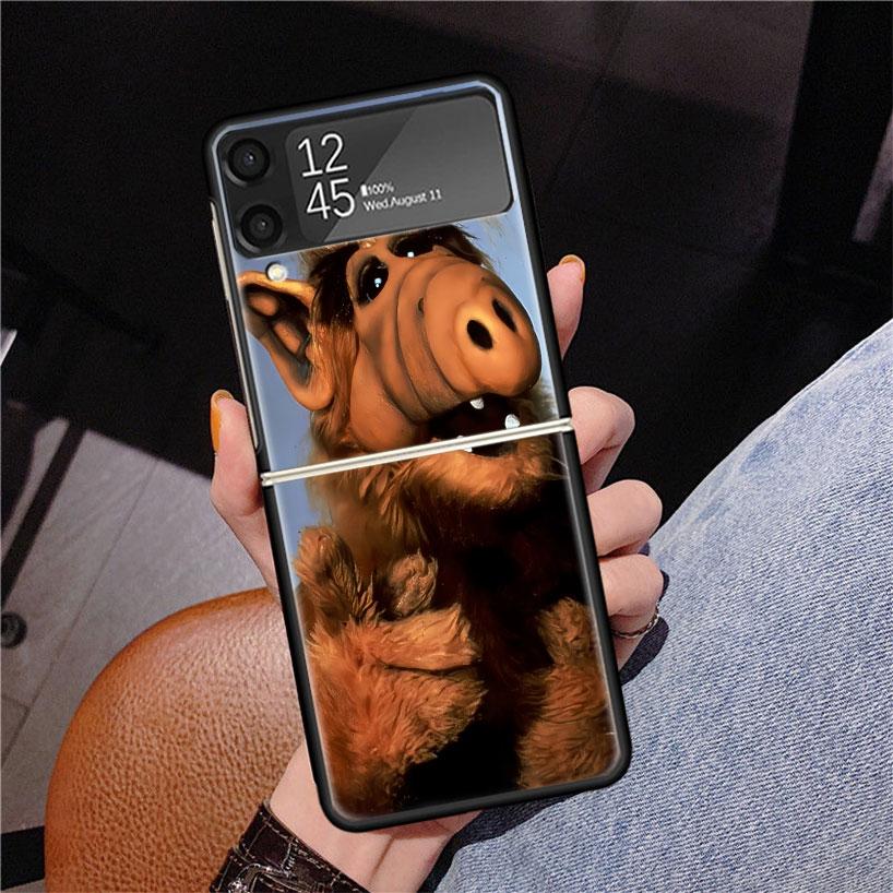 A-Alf TV Series Phone Case For Samsung Z Flip 7 6 5 4 3 Galaxy ZFlip7 ZFlip6 ZFlip5 ZFlip4 ZFlip3 5G Print Cover