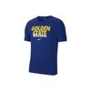 Nike Tricou cu mânecă scurtă NBA Dri-FIT Golden State Warriors Bărbați Topuri Albastru CK8954-495