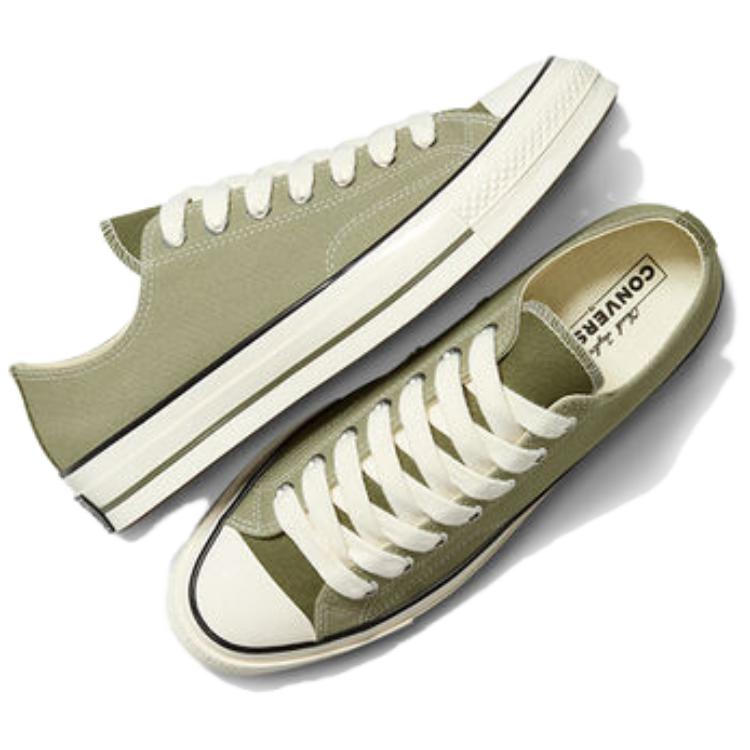 Converse Chuck 70 Tonal Color Block Canvas Comfortable Fit Low Top Sneakers Unisex Sneakers Green A17906C