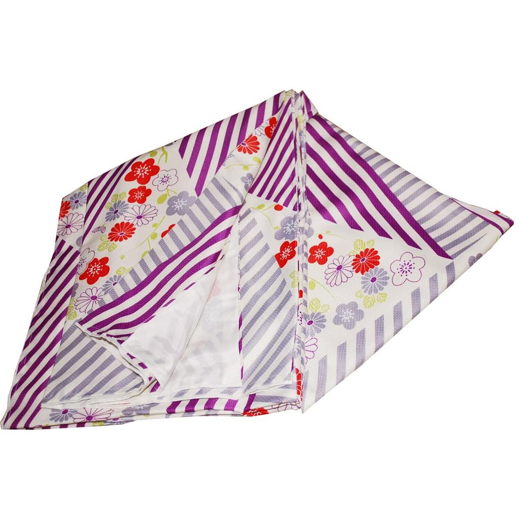 Washable Fine L Single Floral Silver Tailored Kimono, Pattern, Size, Pret, Item, Striped, Pattern, Gray, Purple, 62582-62584