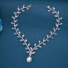 Rhinestone Bridal Headpiece: Handmade Wedding Forehead Chain & Hair Accessories A484