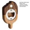 1/2Pcs Ice Cream Bottle Opener Refrigerator Magnet Wooden Fridge Magnet Bottle Opening Tool Home Office Kitchen Decoration