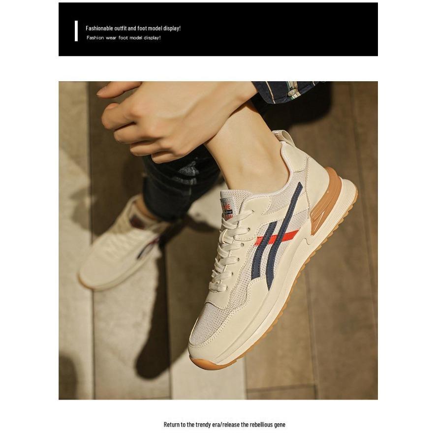 Men's Casual Retro Mesh Breathable Shoes - Spring/Summer