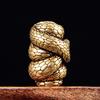 Unique Snake Serpents Metal Beads Pendant for Paracord and DIY Enthusiasts Jewelry Making Paracord Bead