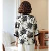 YUZHAOLIN Women's Elegant Mid-Sleeve Summer Shirt