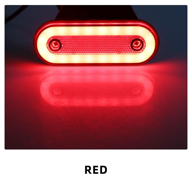 

2/5/10pcs Truck Led Side Marker Light 24V Truck Clearance Lamp Tail Light Trailer Tractor Lorry Warning Parking Lamp DRL 2pcs червоний