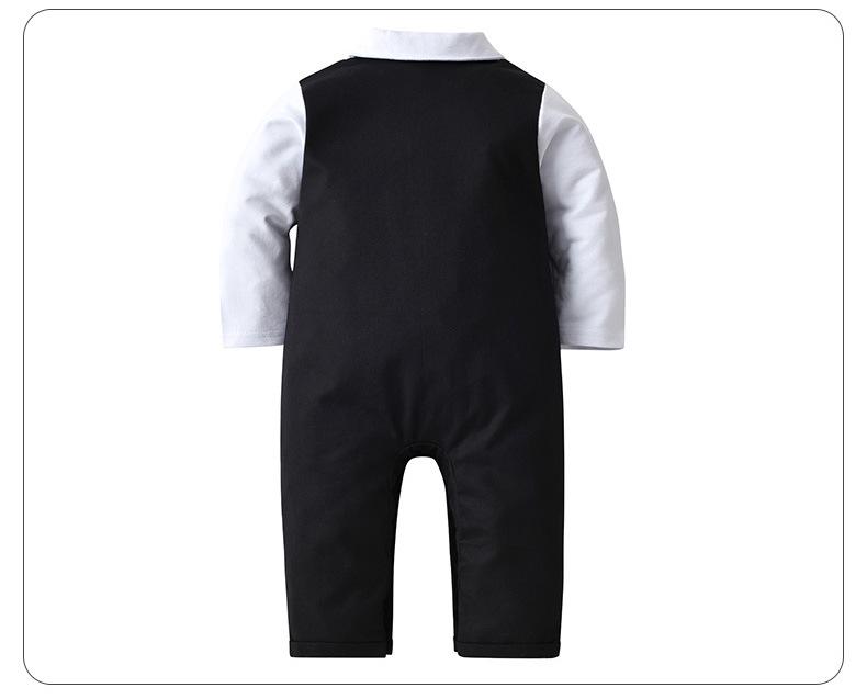 Tuta Intera Bambino Stile Britannico - Monopezzo Primavera/Autunno Abbigliamento Neonati
