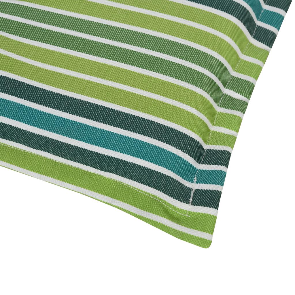 Polyester Set Of 2 Swing Chair Cushion Green Stripes