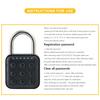 Fingerprint Lock Keyless with Tuya APP Anti Theft Padlock Waterproof Battery-powered for Cabinet Backpack Offices Bicycles