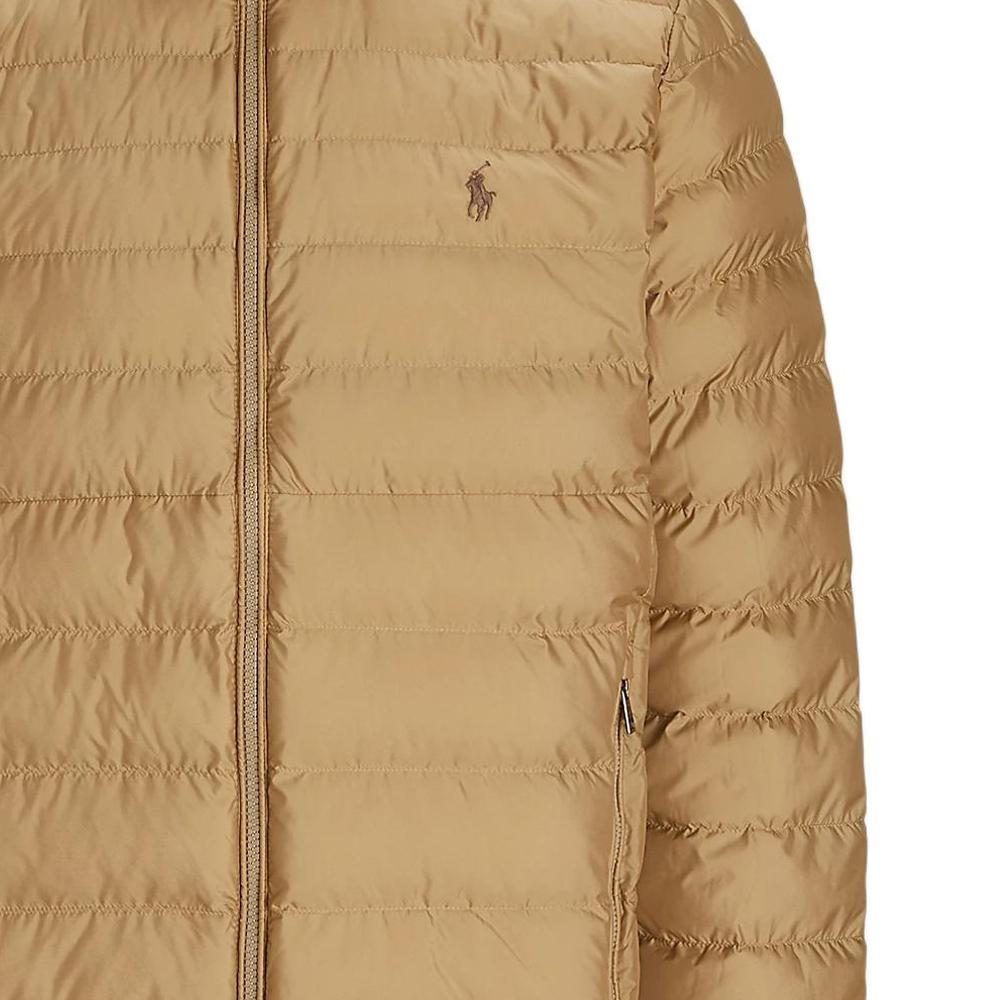 Polo Ralph Lauren Solid Color Elastic Cuff Long Sleeve Cotton Jacket Men jackets Desert-Khaki 710950969-001