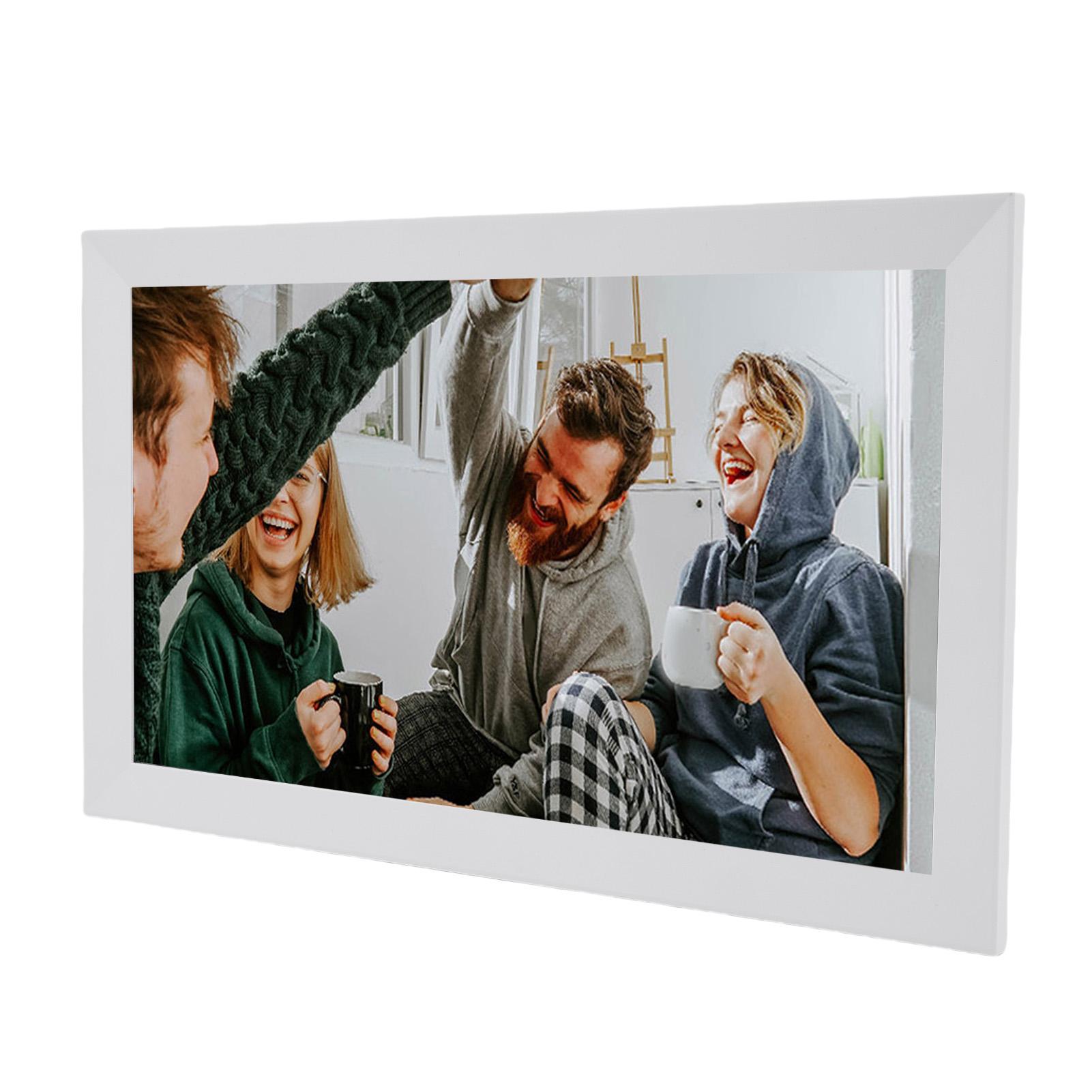 

15,6-дюймовая цифровая фоторамка с Wi-Fi 1920x1080FHD 32 ГБ памяти Автоповорот Сенсорный экран Умная облачная фоторамка Мгновенно