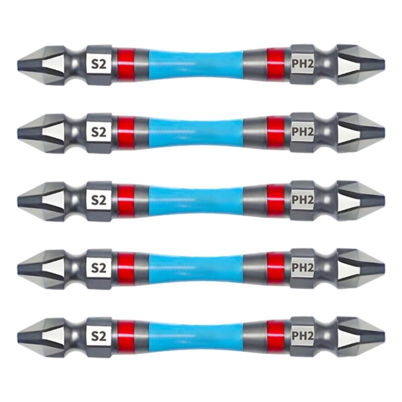 Professional Double Ended Screwdriver Bits Set With Strong Magnetic Hold High Torque Steel For Precise Assembly Repairs