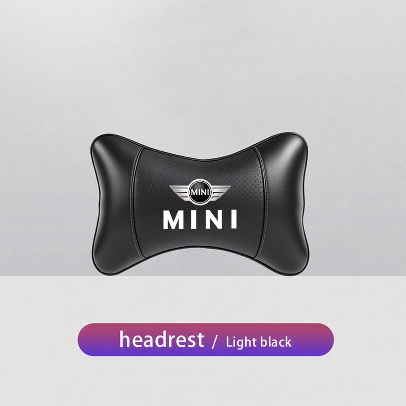 Car Headrest Auto Breathable Seat Neck Pillow Accessories For MINI WORKS One Cooper JCW R60 R59 R58 R57 R56 R55 R53 R52 F55 F56.