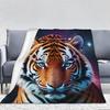 3D Tiger Decke Super Weich für Frühling Herbst Modern Line Art Wildtiere Muster Decke Überwurf für Bett Couch Sofa King Size