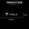 AAAIS1 1/2/5/10pcs Car Badges Auto Interior Decor Logo Stickers for Tesla Model 3 2022 X S Cc3 Cybertruck 2021 Y Juguete Car Styling