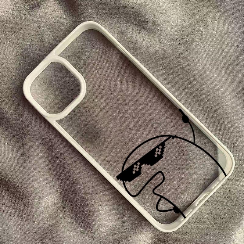 Cartoon Matchman Phone Case For IPhone 17 Air 16 15 14 Plus 13 12 11 Pro Max Clear Soft Cover 16 15 14 Plus Case Funda Bumber