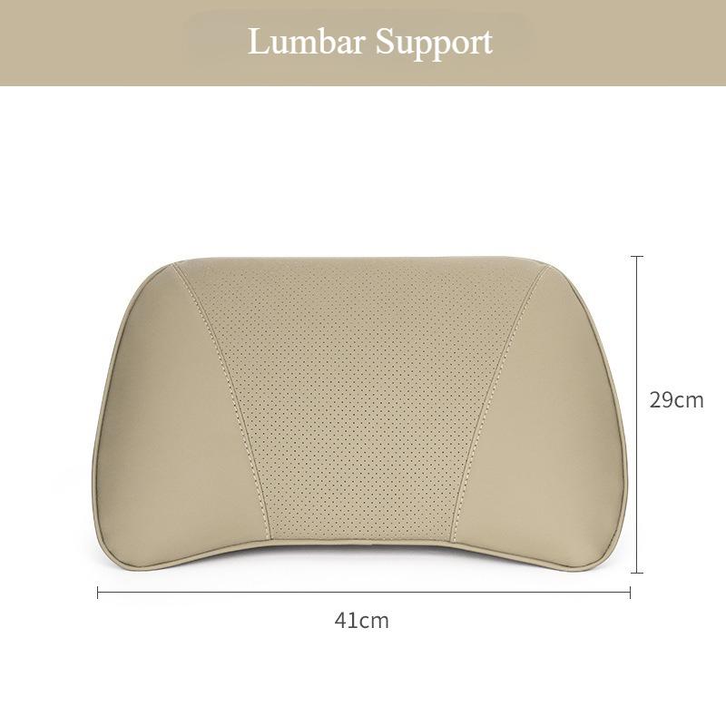 Memory Foam Car Headrests Neck Pillows Lumbar Support Car Seat Cushions Ergonomic Pillow for Comfortable Drive