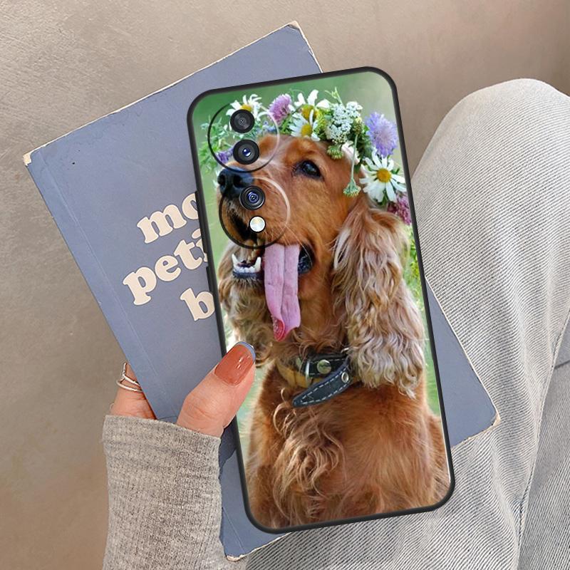 Cocker Spaniel Dog Case For Honor Magic 5 6 7 8 Pro Cover For Honor 200 400 Lite 50 70 90 X8a X8b X9a X9b X9c