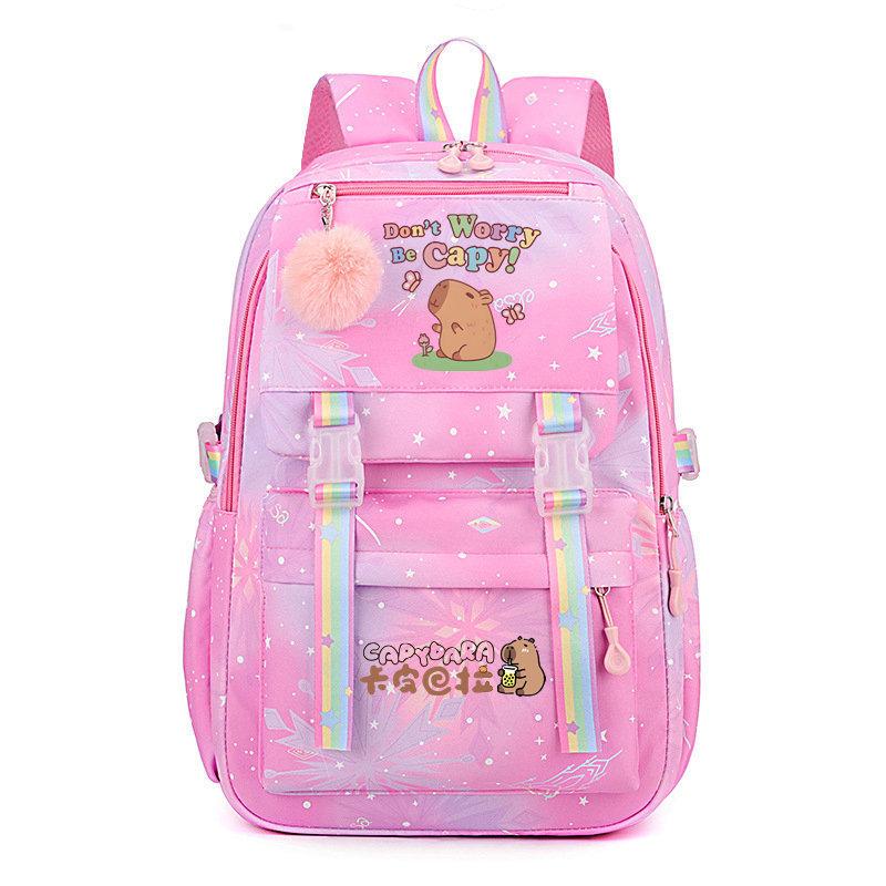 

Kapibara Student Backpack New Lightweight Girls Large Capacity Children s Backpack