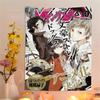 Bungo Stray Dogs Anime Magazine Cover Tapestry Young Ace Wall Hanging Anime Art Decor for Bedroom Dorm Living Room Flat Print