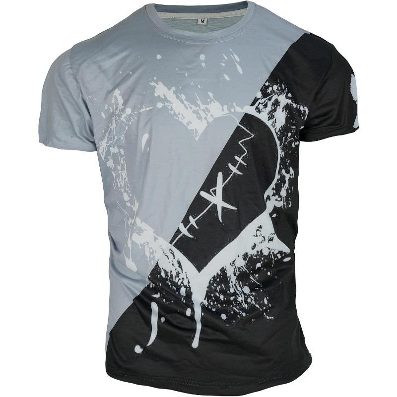 

Мужская новинка Devil Graffiti футболки с коротким рукавом винтажная футболка с необычным принтом 5XL