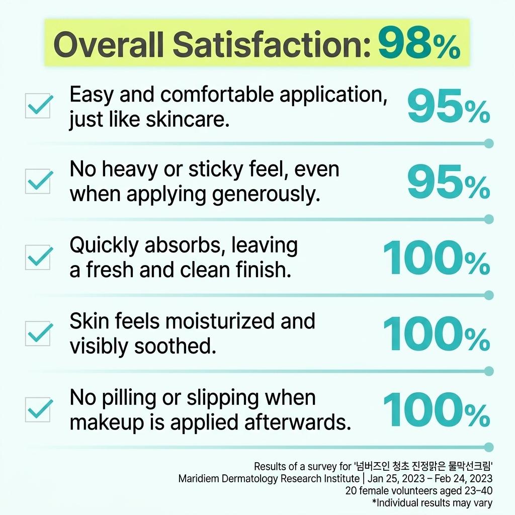 numbuzin No.1 Pure-Full Calming Water Sunscreen SPF50+ PA++++ 50ml (+Free gift)