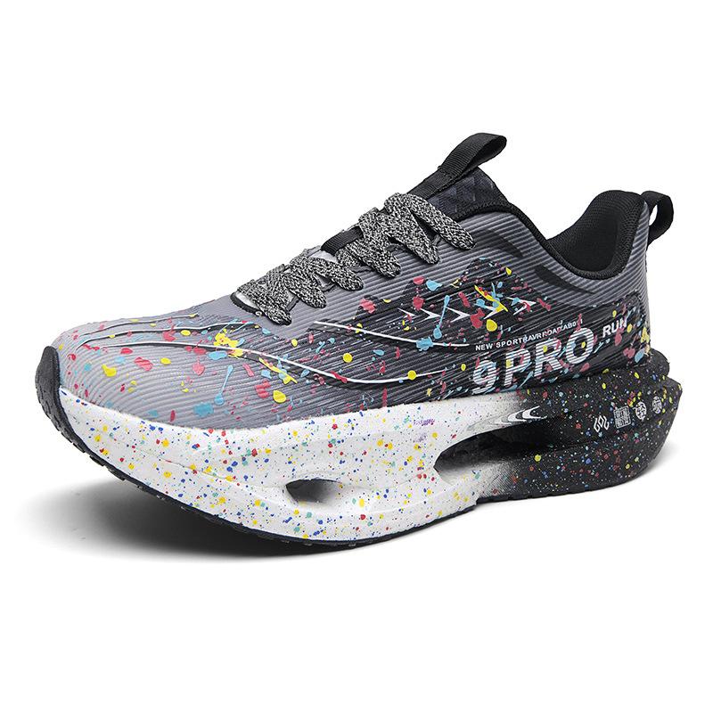

2025 spring and autumn new low-top outdoor sports parent-child fashion men s shoes Korean version personalized men s carbon board running shoes 44