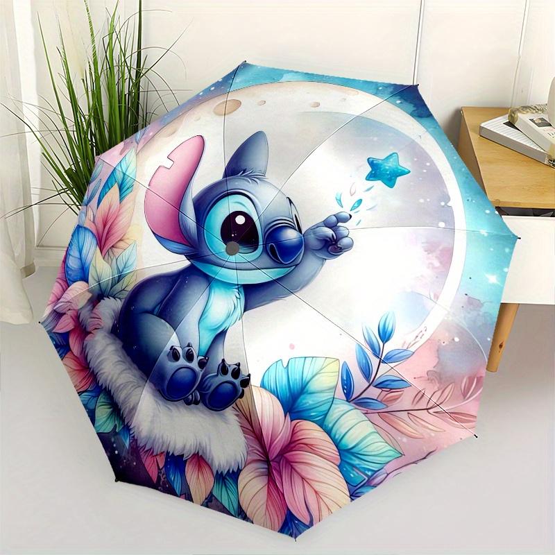 

Stitch,Fantasy Automatic folding umbrella, 8 ribs portable foldable design, best choice for business and going out, birthday, Halloween, Chr