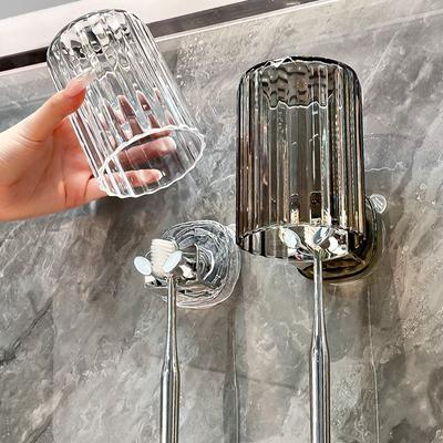 Suction Cup Electric Toothbrush Holder Household Wall-mounted Perforation-free Toilet Toilet Dental Cup Dental Set Hanging Wall Storage Rack