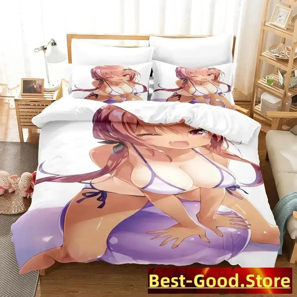 Gabriel Dropout 3D Anime parure Printed Bed Set Duvet Cover Pillowcase Bedding Set Linen Sheet Quilt Cover Queen King Size