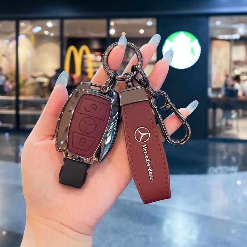 Car Key Cover Case Shell Fob For Mercedes Benz A B C E Class GLS GLA GLK GLC W205 CLS CLA AMG W204 W212 W463 W176 Accessories
