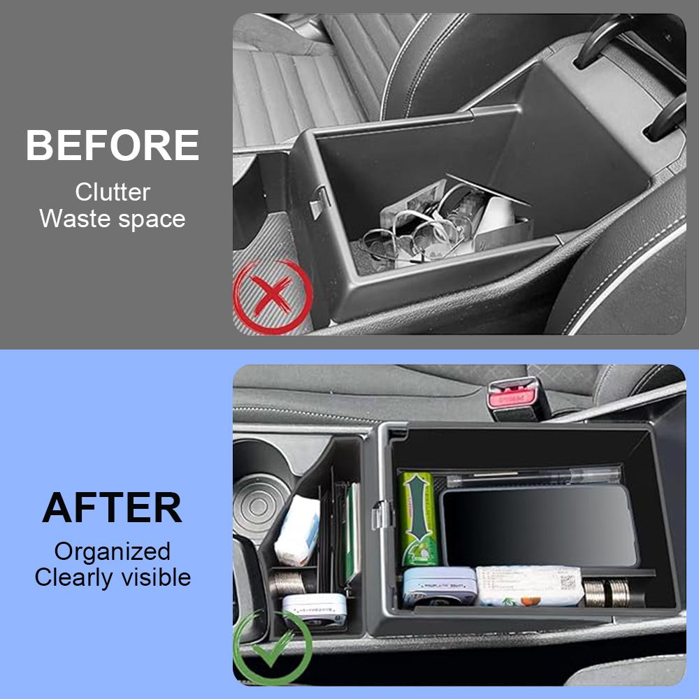 Center Console Organizer Tray For Kia Sportage NQ5 Hybrid 2025 2025 Armrest Storage Box Inner Insert Storage Holder Accessories