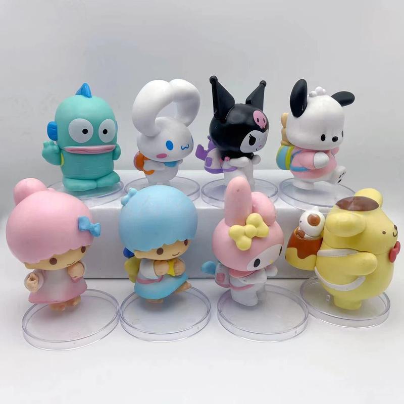New Kuromi Pochacco Backback Companion Series Blind Box Handmade Toy Desktop Ornament In Stock Surprise Gift For Girls