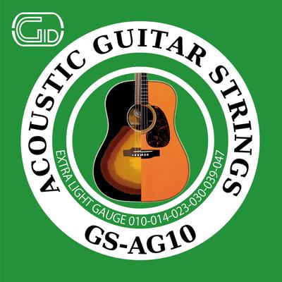 GID STRINGS Series Acoustic Guitar Strings EXTRA LIGHT Extra Light Gauge 10-47 GS-AG10