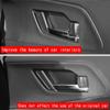 For Toyota PRIUS 60 Series 2023 2024  Inner Door Bowl Panel Inside Handle Protector Cover Interior Mouldings Auto Style Sticker