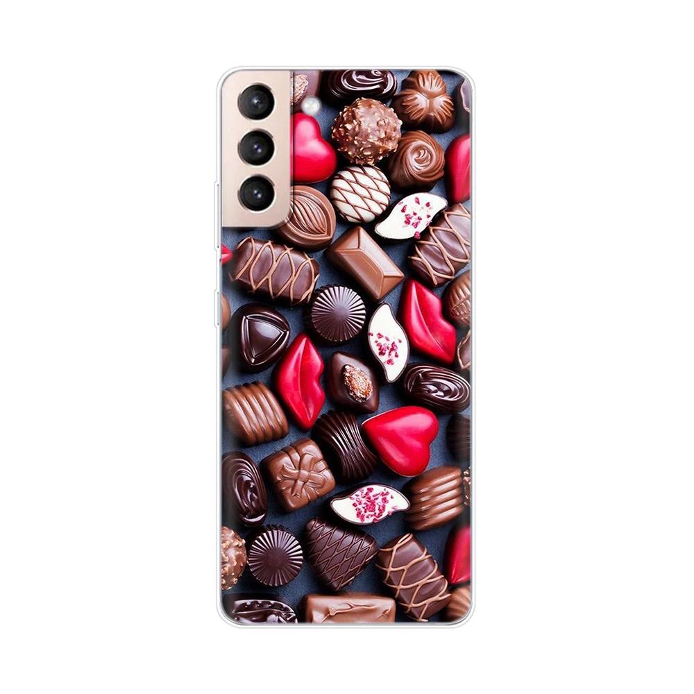 For Samsung Galaxy S21 S 21 FE Plus Case Soft TPU Phone Back Cases Cover for Samsung S21 Ultra GalaxyS21 Silicone Phone Case