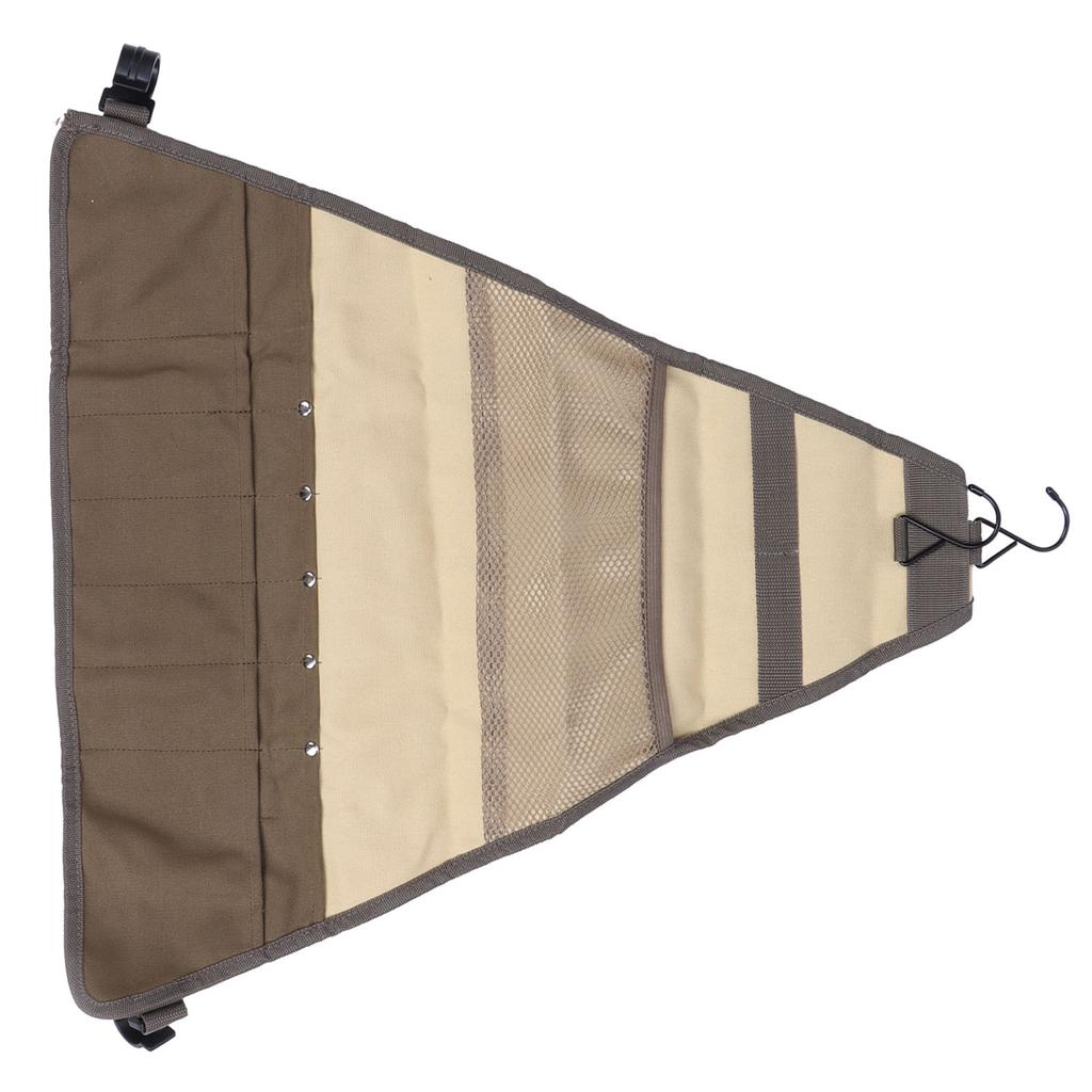 Outdoor Hanging Bag Portable Triangular Outdoor Picnic Camping Tableware Hanging Cookware Storage Bag