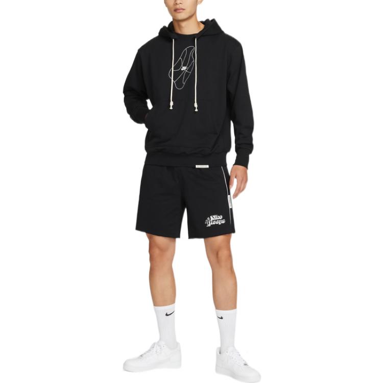 Nike Sweatshirts Men's Black Hooded Moderate Regular DQ6104-010