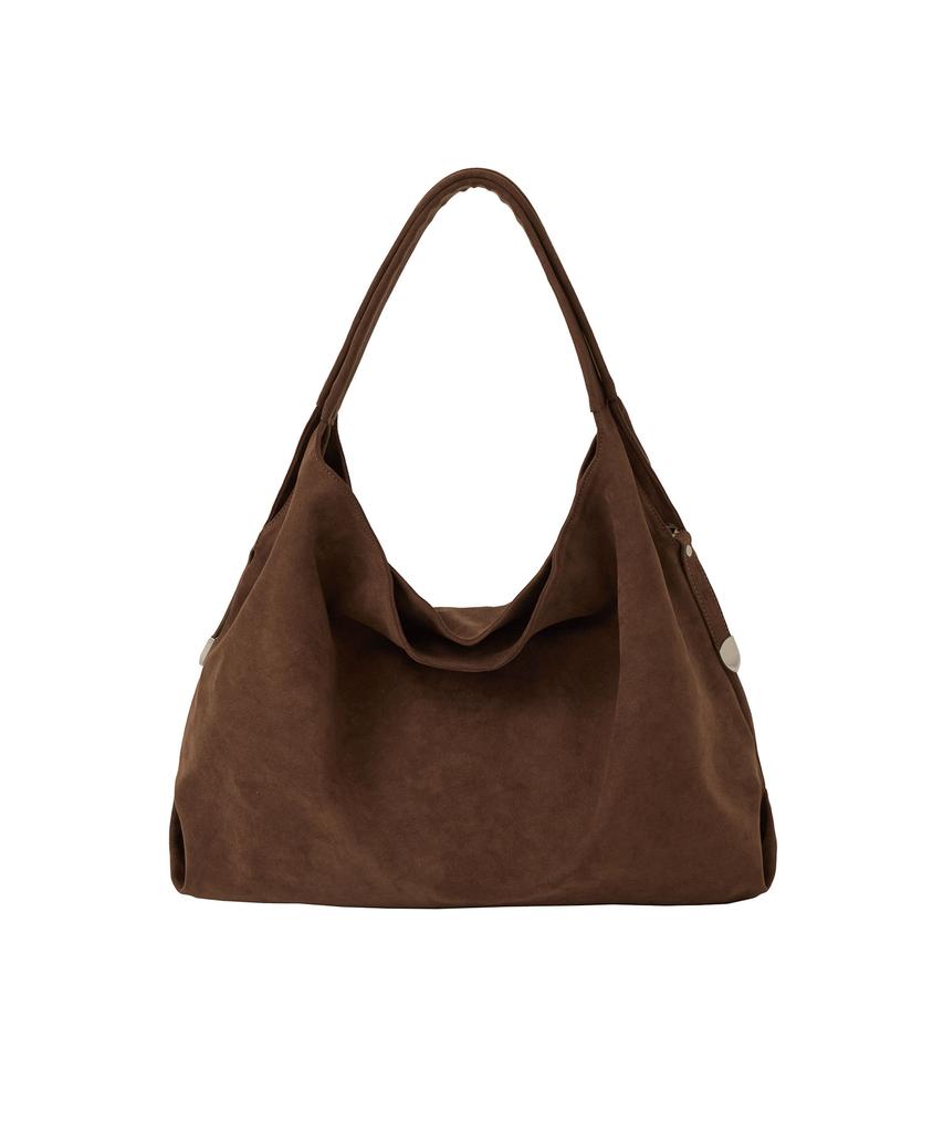 Sand Museum Cactus Hobo Bag [Suede Brown]