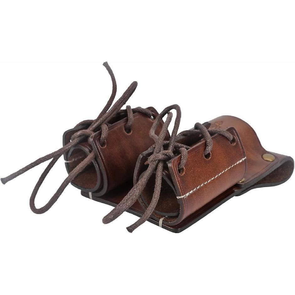 TOURBON Leather Tool Organizer Bull Pin Holster Wrench Hammer Holder