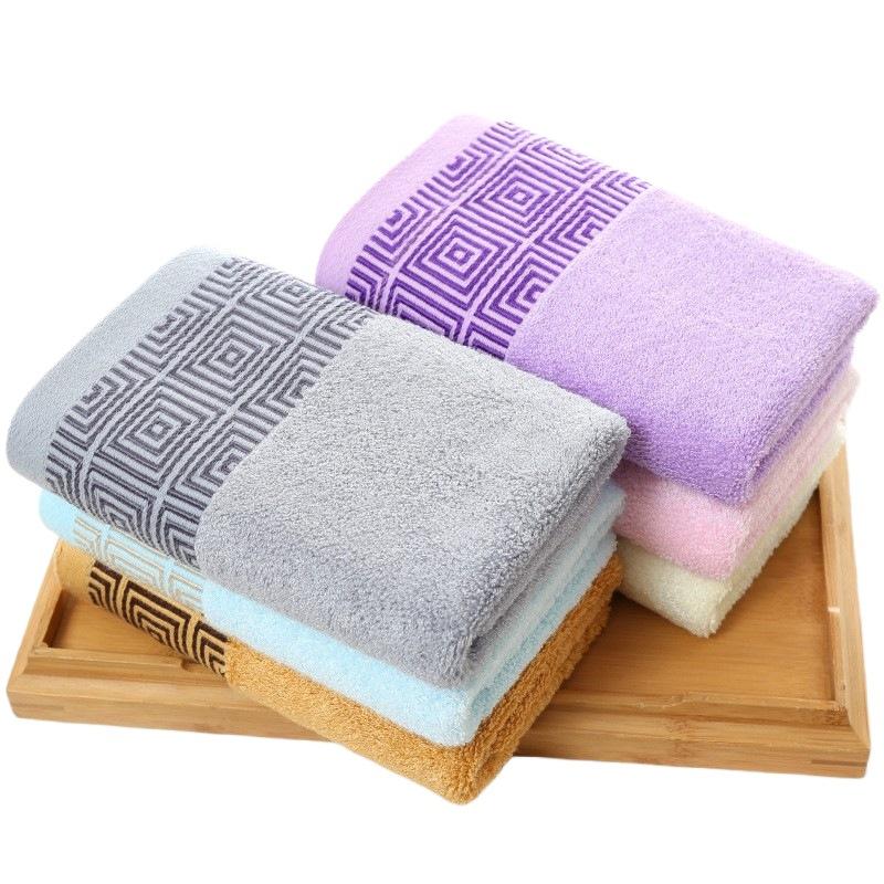 Soft Absorbent Towel with Large Back Lattice