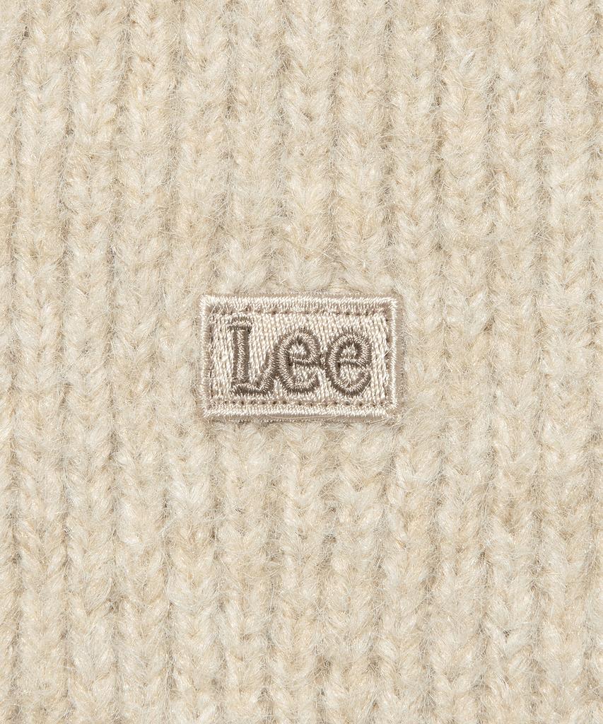 Lee Hooded Knit Vest Beige
