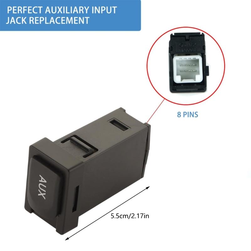 Stereo MP3 Changer Adapter Connector 3.5mm Reader Auxiliary Port 8619002010 Replacement Parts For Car SUV