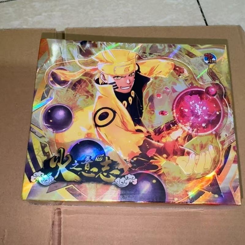 Genuine Naruto Card Will of Fire Deluxe Collection Edition Card Naruto Sasuke Anime Character Cards Collection Toys Kids Gifts